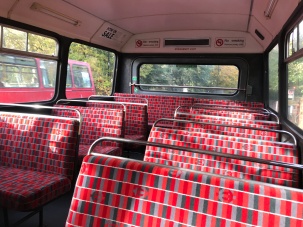 Old style London bus tour